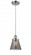 Cone - 1 Light - 6 inch - Polished Chrome - Cord hung - Mini Pendant (3442|916-1P-PC-G63-LED)