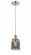 Bell - 1 Light - 5 inch - Brushed Satin Nickel - Cord hung - Mini Pendant (3442|916-1P-SN-G53)