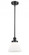 Cone - 1 Light - 8 inch - Matte Black - Mini Pendant (3442|916-1S-BK-G41-LED)