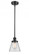 Cone - 1 Light - 6 inch - Matte Black - Mini Pendant (3442|916-1S-BK-G62)