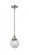 Beacon - 1 Light - 6 inch - Brushed Satin Nickel - Mini Pendant (3442|916-1S-SN-G204-6)