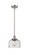 Bell - 1 Light - 8 inch - Brushed Satin Nickel - Mini Pendant (3442|916-1S-SN-G74)