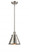 Appalachian - 1 Light - 7 inch - Brushed Satin Nickel - Mini Pendant (3442|916-1S-SN-M13-SN)