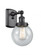 Beacon - 1 Light - 6 inch - Matte Black - Sconce (3442|916-1W-BK-G204-6)