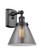Cone - 1 Light - 8 inch - Matte Black - Sconce (3442|916-1W-BK-G43-LED)