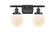 Beacon - 2 Light - 16 inch - Matte Black - Bath Vanity Light (3442|916-2W-BK-G201-6-LED)