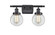Beacon - 2 Light - 16 inch - Matte Black - Bath Vanity Light (3442|916-2W-BK-G202-6)