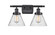Cone - 2 Light - 18 inch - Matte Black - Bath Vanity Light (3442|916-2W-BK-G44)