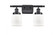 Bell - 2 Light - 16 inch - Matte Black - Bath Vanity Light (3442|916-2W-BK-G51-LED)