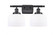 Bell - 2 Light - 18 inch - Matte Black - Bath Vanity Light (3442|916-2W-BK-G71)