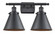 Appalachian - 2 Light - 16 inch - Matte Black - Bath Vanity Light (3442|916-2W-BK-M13-LED)
