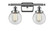 Beacon - 2 Light - 16 inch - Polished Chrome - Bath Vanity Light (3442|916-2W-PC-G202-6-LED)
