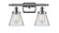 Cone - 2 Light - 16 inch - Polished Chrome - Bath Vanity Light (3442|916-2W-PC-G62-LED)