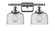 Bell - 2 Light - 18 inch - Polished Chrome - Bath Vanity Light (3442|916-2W-PC-G74)
