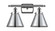 Appalachian - 2 Light - 16 inch - Polished Chrome - Bath Vanity Light (3442|916-2W-PC-M13-PC-LED)