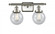 Beacon - 2 Light - 16 inch - Brushed Satin Nickel - Bath Vanity Light (3442|916-2W-SN-G204-6)