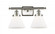 Cone - 2 Light - 18 inch - Brushed Satin Nickel - Bath Vanity Light (3442|916-2W-SN-G41-LED)