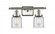 Bell - 2 Light - 16 inch - Brushed Satin Nickel - Bath Vanity Light (3442|916-2W-SN-G52-LED)