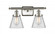 Cone - 2 Light - 16 inch - Brushed Satin Nickel - Bath Vanity Light (3442|916-2W-SN-G62-LED)
