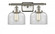 Bell - 2 Light - 18 inch - Brushed Satin Nickel - Bath Vanity Light (3442|916-2W-SN-G72)
