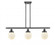 Beacon - 3 Light - 36 inch - Matte Black - Stem Hung - Island Light (3442|916-3I-BK-G201-6)