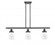 Bell - 3 Light - 36 inch - Matte Black - Stem Hung - Island Light (3442|916-3I-BK-G51-LED)