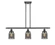 Bell - 3 Light - 36 inch - Matte Black - Stem Hung - Island Light (3442|916-3I-BK-G53)