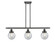 Beacon - 3 Light - 36 inch - Oil Rubbed Bronze - Stem Hung - Island Light (3442|916-3I-OB-G204-6)
