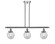Beacon - 3 Light - 36 inch - Polished Chrome - Stem Hung - Island Light (3442|916-3I-PC-G204-6-LED)