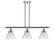 Cone - 3 Light - 36 inch - Polished Chrome - Stem Hung - Island Light (3442|916-3I-PC-G42-LED)