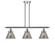 Cone - 3 Light - 36 inch - Polished Chrome - Stem Hung - Island Light (3442|916-3I-PC-G43-LED)