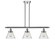 Cone - 3 Light - 36 inch - Polished Chrome - Stem Hung - Island Light (3442|916-3I-PC-G44-LED)