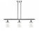 Bell - 3 Light - 36 inch - Polished Chrome - Stem Hung - Island Light (3442|916-3I-PC-G51-LED)