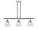 Cone - 3 Light - 36 inch - Polished Chrome - Stem Hung - Island Light (3442|916-3I-PC-G62-LED)