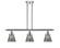 Cone - 3 Light - 36 inch - Polished Chrome - Stem Hung - Island Light (3442|916-3I-PC-G63-LED)