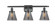 Cone - 3 Light - 26 inch - Matte Black - Bath Vanity Light (3442|916-3W-BK-G63-LED)