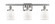 Bell - 3 Light - 26 inch - Brushed Satin Nickel - Bath Vanity Light (3442|916-3W-SN-G51)
