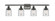 Bell - 4 Light - 36 inch - Oil Rubbed Bronze - Bath Vanity Light (3442|916-4W-OB-G52-LED)