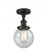 Beacon - 1 Light - 6 inch - Oil Rubbed Bronze - Semi-Flush Mount (3442|916-1C-OB-G204-6-LED)