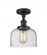 Bell - 1 Light - 8 inch - Oil Rubbed Bronze - Semi-Flush Mount (3442|916-1C-OB-G74-LED)