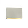 Large ADA Wide Rectangle LED Wall Sconce - Open Top & Bottom (254|CER-5655-MAT-LED2-2000)