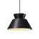 Trapezoid 1-Light LED Pendant (254|CER-6420-CRB-CROM-BKCD-LED1-700)