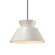 Trapezoid 1-Light LED Pendant (254|CER-6420-MAT-ABRS-BKCD-LED1-700)