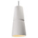 Large Cone 1-Light LED Pendant (254|CER-6435-BIS-CROM-BKCD-LED2-1400)