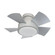 Vox Flush Mount Ceiling Fan (7200|FH-W1802-26L-35-MW)