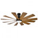 Windflower Downrod ceiling fan (7200|FR-W1815-60L27MBDK)