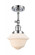 Oxford - 1 Light - 7 inch - Polished Chrome - Adjustable Semi-Flush Mount (3442|201F-PC-G531)