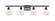 Fenton - 4 Light - 37 inch - Matte Black - Bath Vanity Light (3442|516-4W-BK-G91)