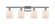 Cobbleskill - 4 Light - 35 inch - Polished Chrome - Bath Vanity Light (3442|516-4W-PC-G111)