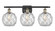 Farmhouse Rope - 3 Light - 28 inch - Black Antique Brass - Bath Vanity Light (3442|516-3W-BAB-G122-8RW)